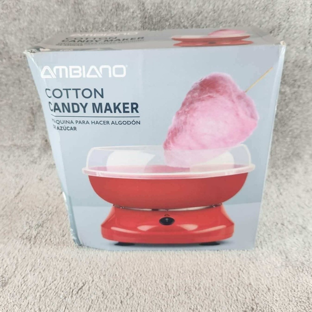 Ambiano Cotton Candy Maker Red Countertop Party Machine